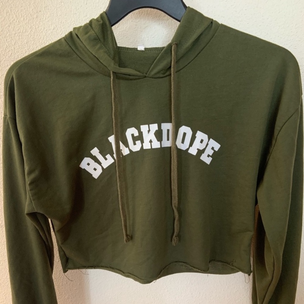 BLACKDOPE cropped hoodie